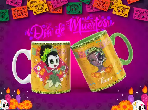 vectores plantilas DISNEY,DÍA DE MUERTOS,